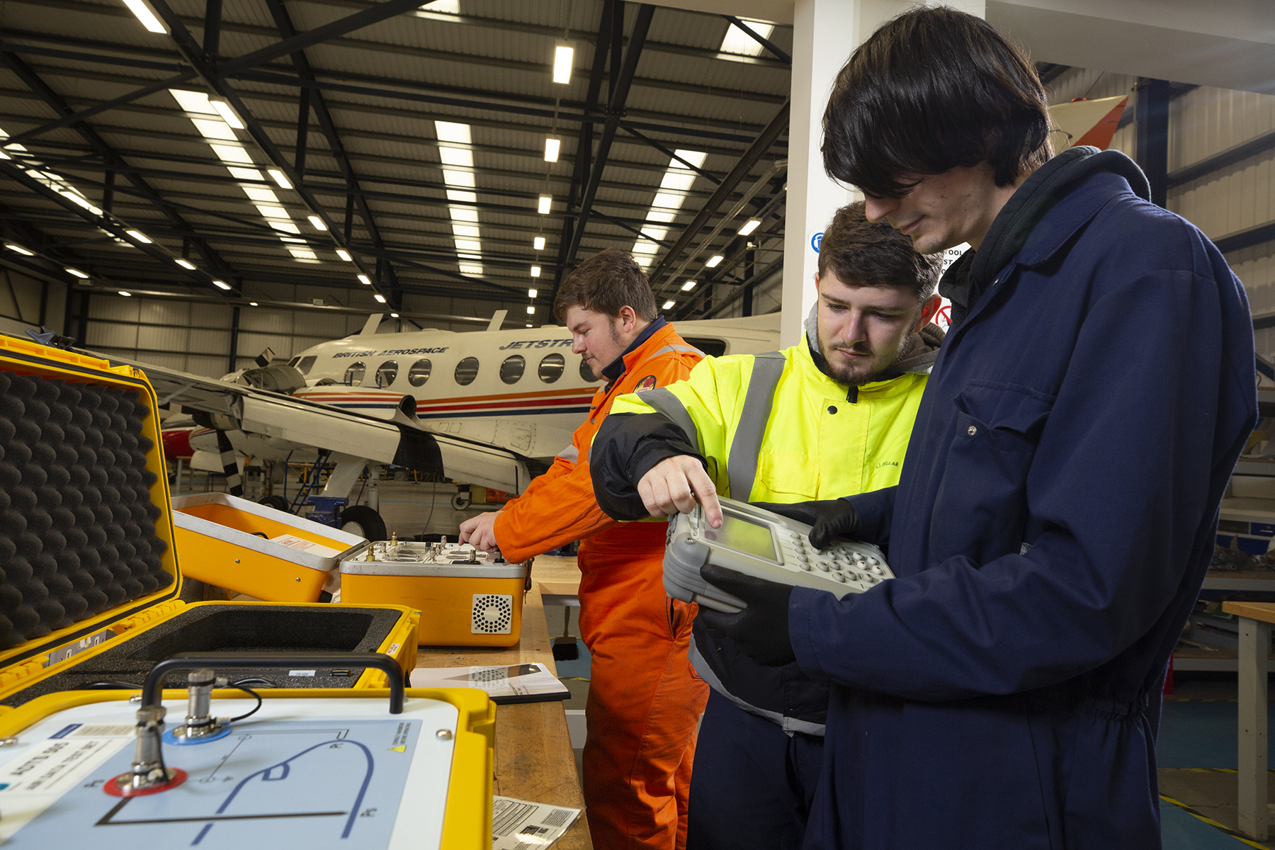 Students On Tech Equipment