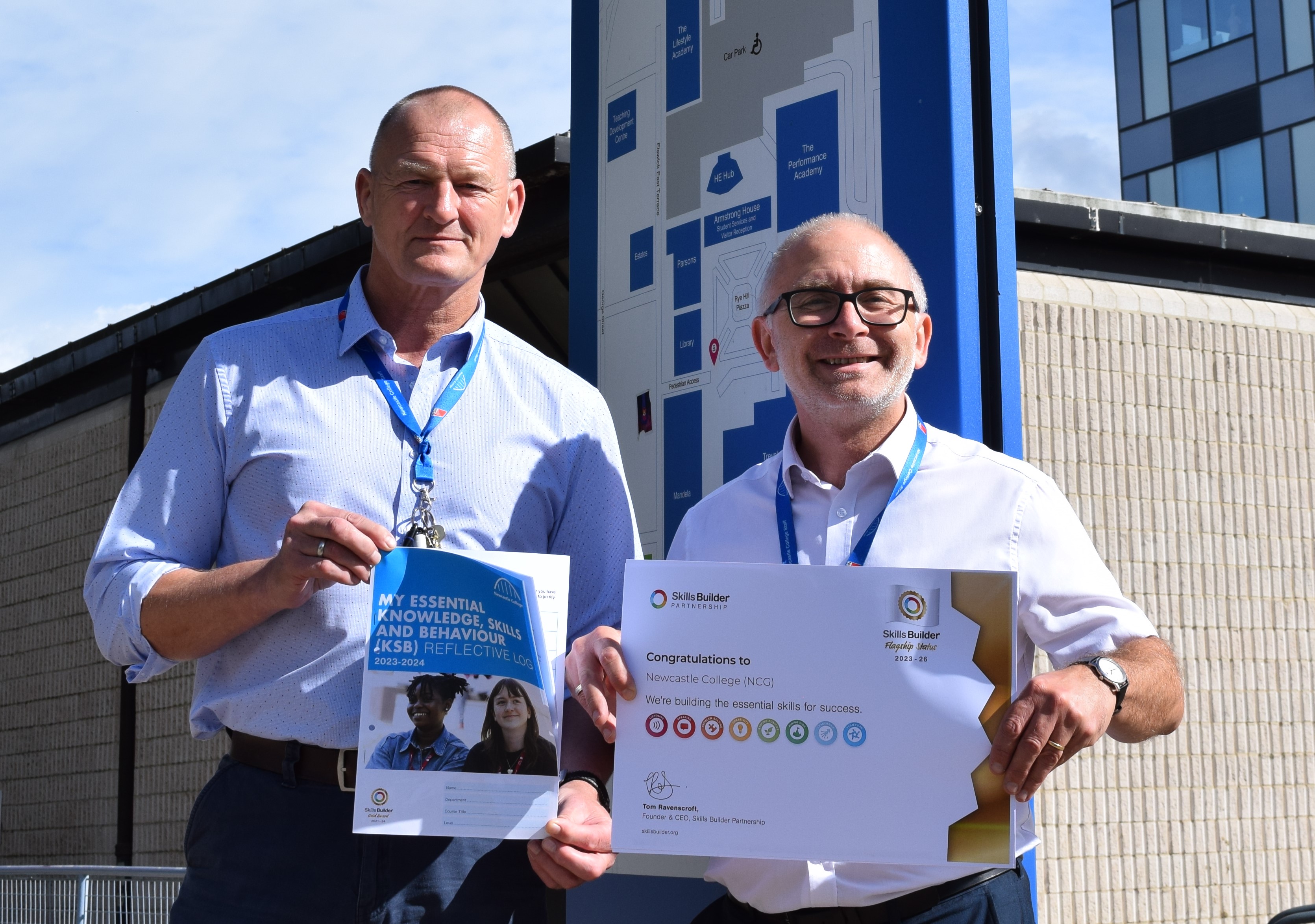 Dave And Ronnie Skills Builder Flag Ship Status