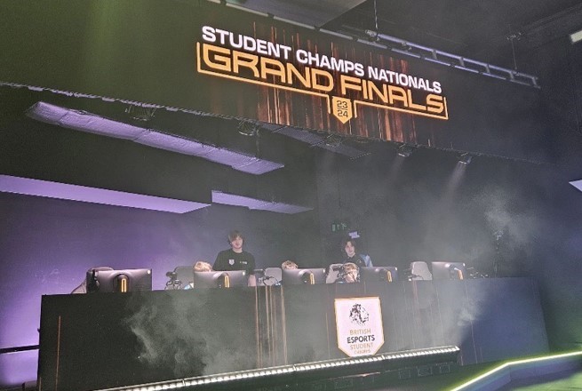 Newcastle College Esports Team the Newcastle Vikings Competing at the British Esports Student Championships in July 2024