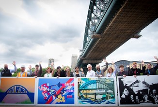 Student Tyne Bridge Artwork Now On Display