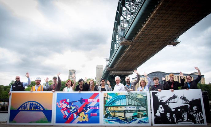 Student Tyne Bridge Artwork Now On Display